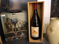 Fles rode wijn 3l - afbeelding 2 van  4