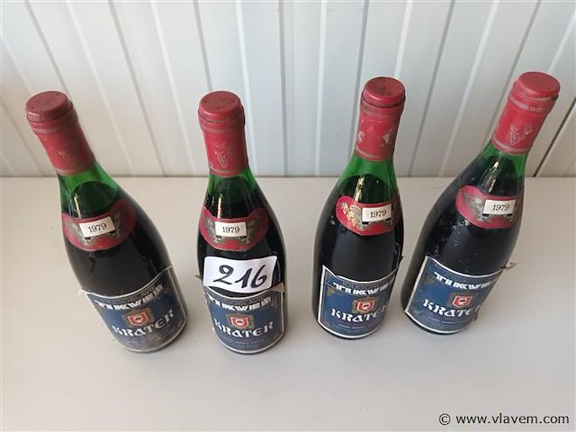 Flessen wijn 1979. 4 stuks - afbeelding 3 van  3