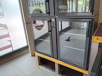 Flessenkoeler 2 glazen deuren afm. 120x55x80 gamko (18) - afbeelding 2 van  2