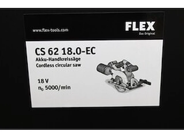 Flex accu cirkelzaag - afbeelding 1 van  7