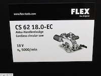 Flex accu cirkelzaag - afbeelding 2 van  7