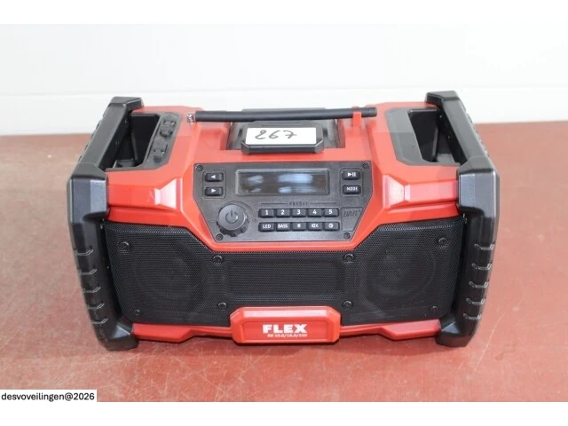 Flex accu dab radio - afbeelding 2 van  3