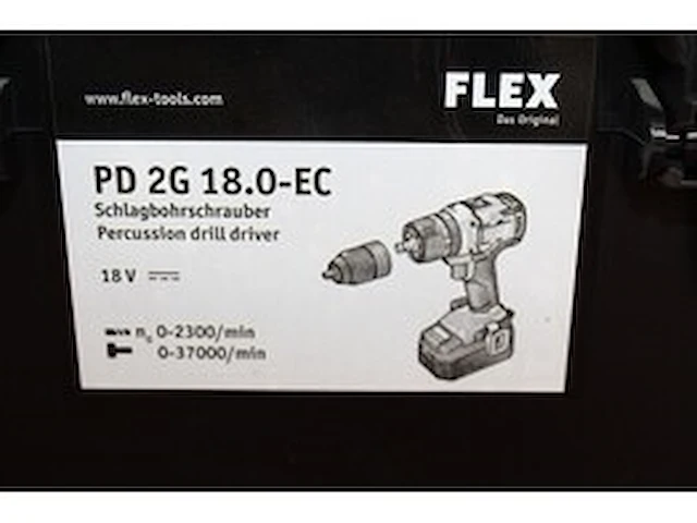 Flex accu klopboorschroefmachine - afbeelding 1 van  5