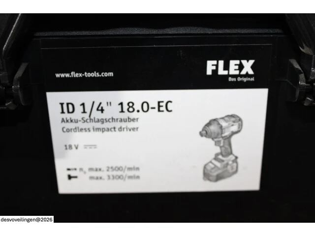 Flex accu slagschroefmachine - afbeelding 2 van  5