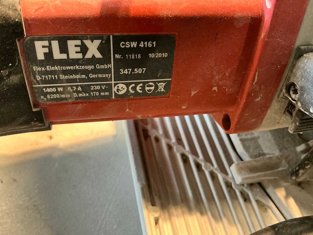 Flex csw4161 steenzaagmachine - afbeelding 5 van  7
