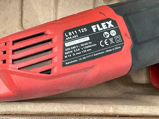 Flex l811 125 haakse slijpmachine - afbeelding 3 van  4