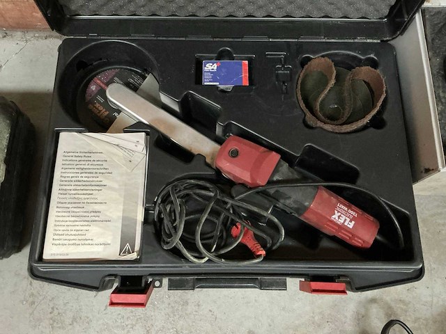 Flex lasnaad slijpmachine + finetune polijstmachine - afbeelding 1 van  10