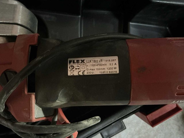 Flex lasnaad slijpmachine + finetune polijstmachine - afbeelding 5 van  10