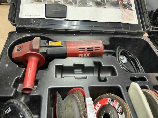 Flex le 14-7 125 inox haakse slijpmachine - afbeelding 2 van  8