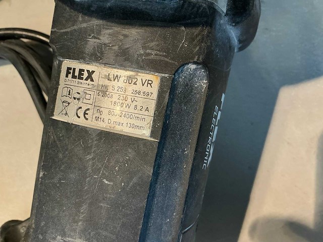 Flex lw802vr polijstmachine - afbeelding 5 van  6
