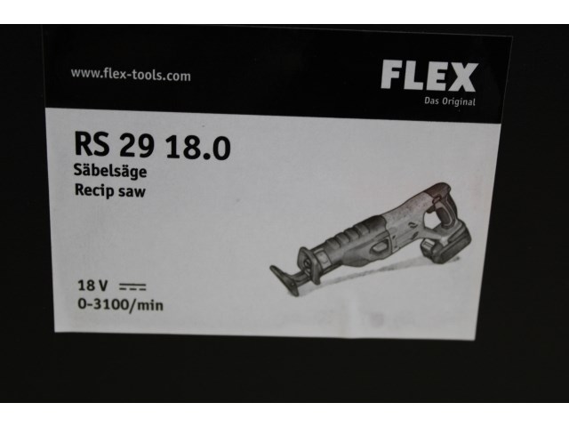Flex rs 29 18.0 body accu reciprozaag - afbeelding 2 van  3