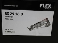 Flex rs 29 18.0 body accu reciprozaag - afbeelding 2 van  3