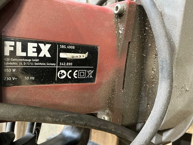Flex sbg 4908 metalen horizontale bandzaagmachine - afbeelding 3 van  4