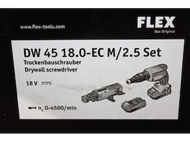 Flex set accu-schroefautomaat - afbeelding 1 van  5