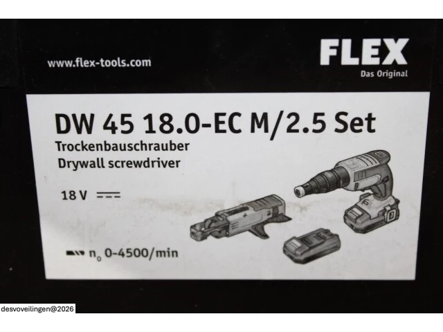 Flex set accu-schroefautomaat - afbeelding 2 van  5