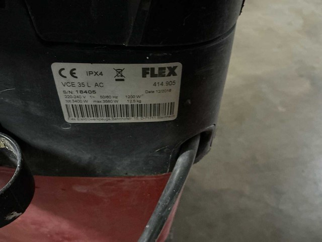 Flex vce 35l ac stofzuiger - afbeelding 5 van  6