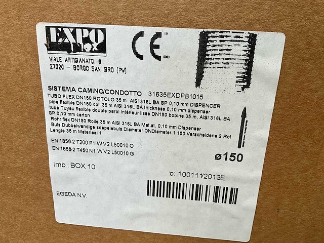 Flexibel schouw (diameter 115) - 35m - ongebruikt - afbeelding 3 van  5