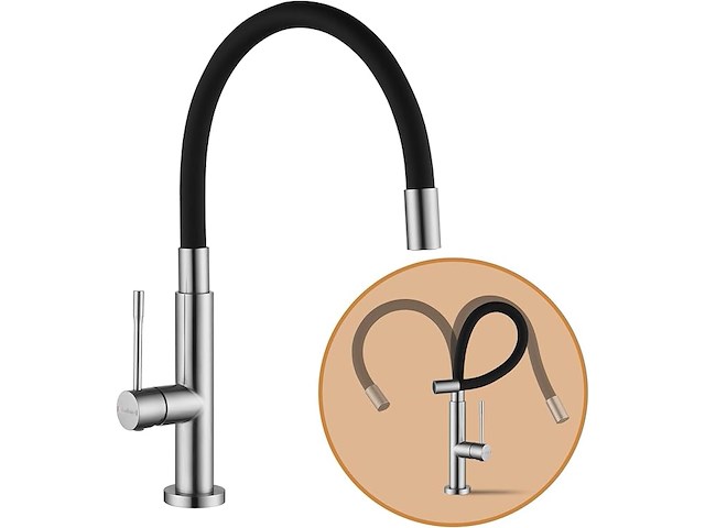 Flexibele keukenkraan - afbeelding 1 van  5