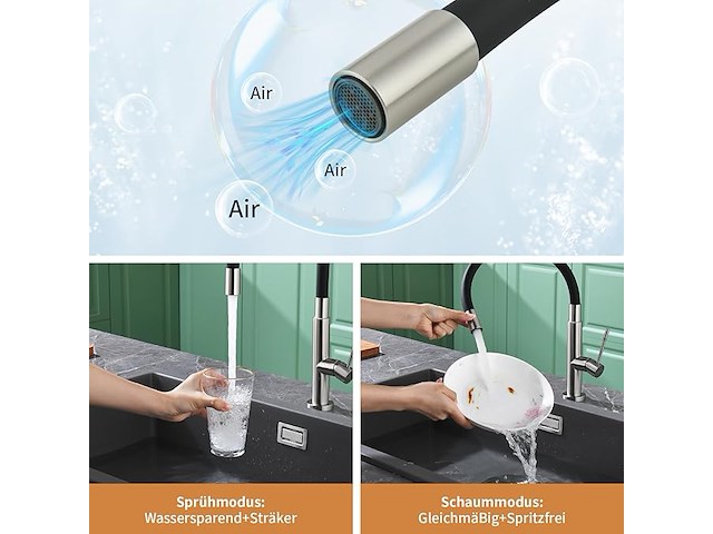 Flexibele keukenkraan - afbeelding 4 van  5