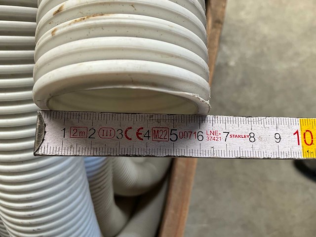 Flexibele ventilatiebuis 50m ongebruikt (2x) - afbeelding 1 van  2