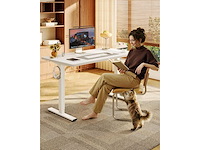 Flexispot 48 x 24 inch hoogteverstelbaar elektrisch zit-staand bureau - afbeelding 1 van  3