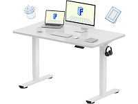 Flexispot 48 x 24 inch hoogteverstelbaar elektrisch zit-staand bureau - afbeelding 2 van  3