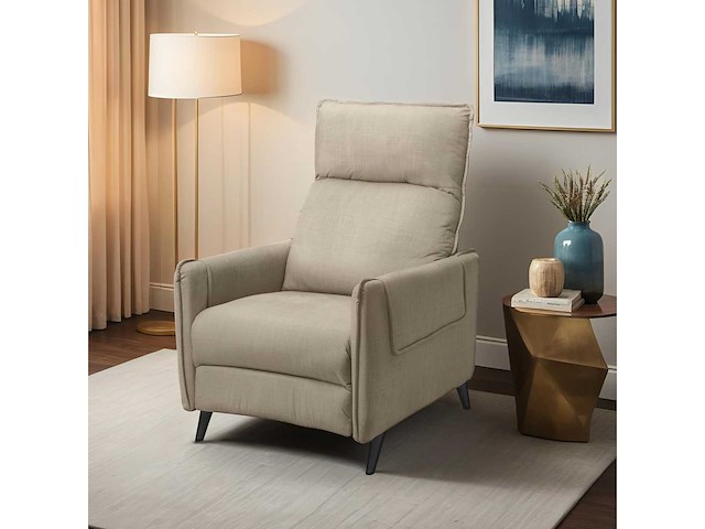 Flexispot adult reclining massagestoel, stoffen fauteuil - afbeelding 7 van  9