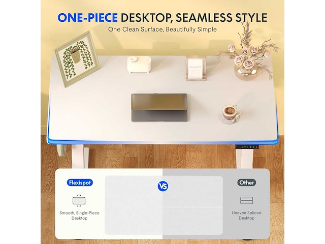 Flexispot bureau assis debout 120x60 cm - afbeelding 7 van  11