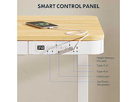 Flexispot elektrisch zit-sta bureau met lades - afbeelding 6 van  9