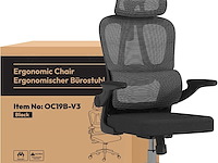 Flexispot ergonomische bureaustoel, met 2d-hoofdsteun