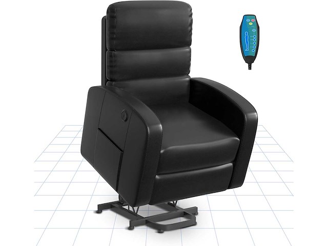 Flexispot xl3 liftstoel, massage- en verwarmingsfunctie - afbeelding 2 van  9