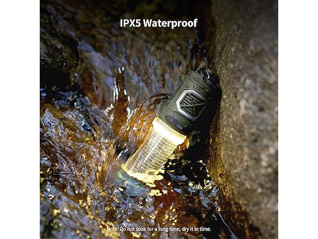 Flextailgear draagbaar muggenspray met 400 lm campinglamp - afbeelding 6 van  6