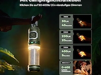 Flextailgear draagbaar muggenspray met 400 lm campinglamp - afbeelding 2 van  5