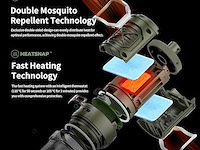 Flextailgear draagbaar muggenspray met 400 lm campinglamp - afbeelding 4 van  6