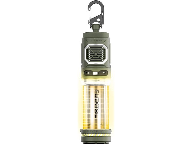 Flextailgear draagbaar muggenspray met 400 lm campinglamp - afbeelding 1 van  6