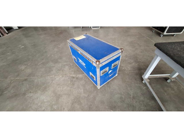 Flightcase - blauw - flightcase - afbeelding 1 van  4