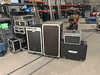 Flightcase leeg (9x)