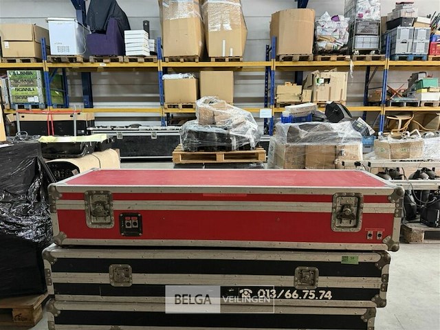 Flightcase leeg afm ± 147x57x27 - afbeelding 3 van  6