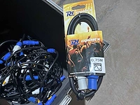 Flightcase met audio kabels - afbeelding 6 van  6