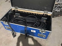 Flightcase met multikabel 50m