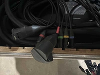Flightcase met multikabel 50m - afbeelding 2 van  3