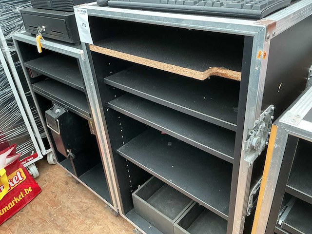 Flightcase meubel (2x) - afbeelding 1 van  3