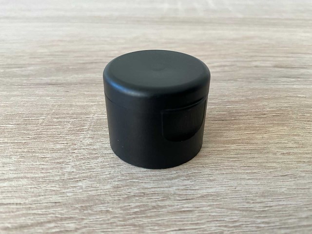 Fliptop cap 24/410 pp mat zwart, orifice 3,1 mm overige verpakkingsmaterialen (6441x) - afbeelding 2 van  6