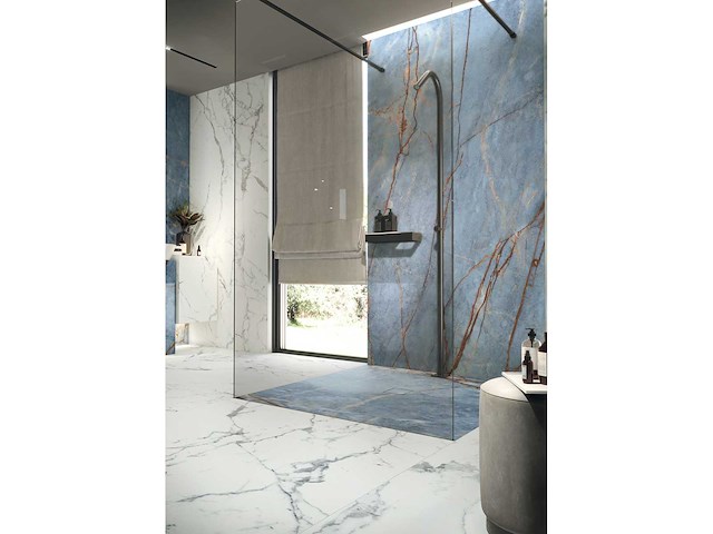 Floor tile 43,2m2 azure glossy 60x120cm - afbeelding 9 van  13