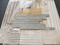 Floorgres stontech 4.0 grijs muretto wandtegel 21x40 cm 6.64 m² - afbeelding 2 van  6