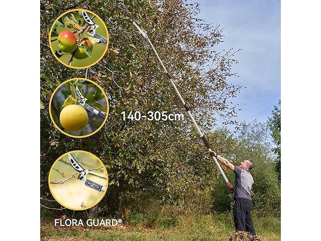 Flora guard telescopische snoeischaar (1,4–3,05 m) - afbeelding 4 van  5