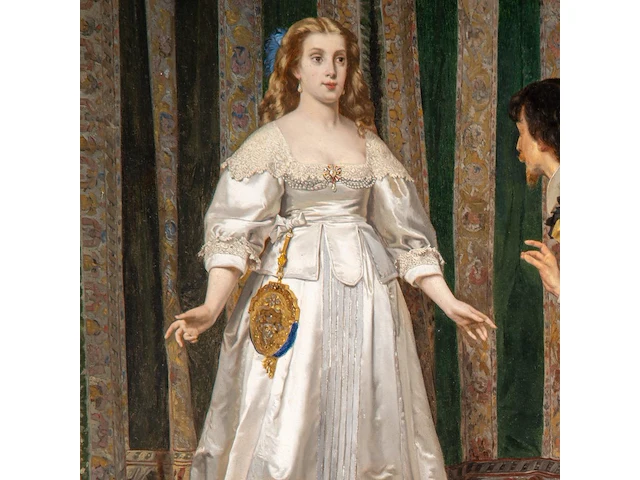 Florent willems (1823-1905), ready for the evening out, 1857, oil on mahogany 93 x 73 cm. (36.60 x 28.73 in.), frame: 110 x 90 cm. (43.31 x 35.42 in.) - afbeelding 6 van  6