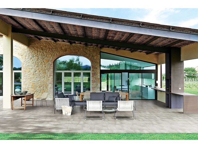 Florim matieres nuage strutturato matt 20,2x20,2x2 cm - keramische tuintegel 58m² - afbeelding 2 van  4