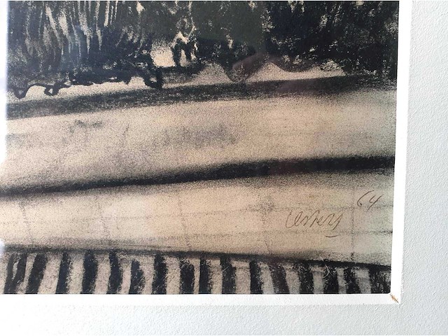 Floris jespers - espagne - houtskool op papier - afbeelding 3 van  4