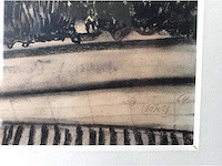 Floris jespers - espagne - houtskool op papier - afbeelding 3 van  4